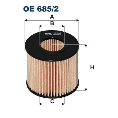 Bilde av FILTRON OE 685/2 Oljefilter Filterinnsats TOYOTA: Avensis III Stasjonsvogn, Auris Hatchback, RAV4 SUV, DAIHATSU: Sirion II, LEXUS: NX