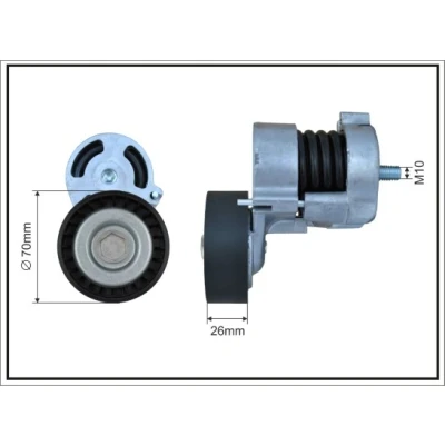 Bilde av CAFFARO 128400SP Spennarm, kilerem med ribber BMW: 1 Hatchback