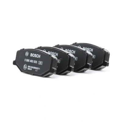 Bilde av BOSCH 0 986 460 935 Bremseklosser Low Metallic med antihyle blikk SUZUKI: SJ 410 SUV, Samurai SUV Cabrio, Jimny