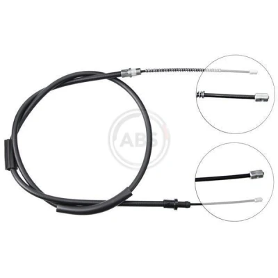 Bilde av A.B.S. K10298 Bremsekabel 1493 Trommelbrems for høyre/venstre ratt PEUGEOT: 306 Cabrio