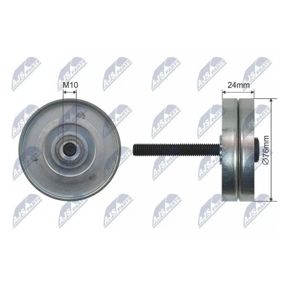 Bilde av Løpehjul, kilerem, seat,skoda,vw, 03D 145 276 A, D, E, 03D145276A, 03D145276D, 03D145276E