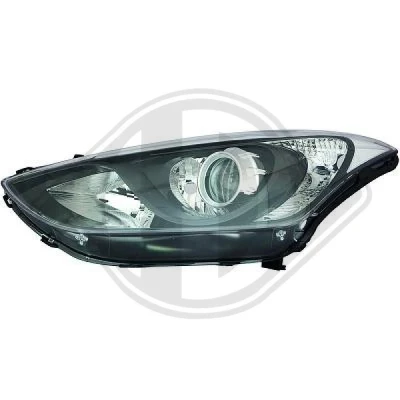 Bilde av DIEDERICHS Frontlykter venstre W5W, PY21W, H7/H7/H7 krom 6836083