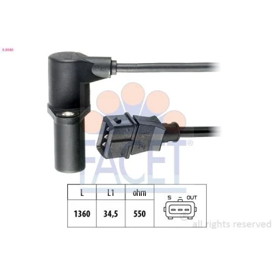Bilde av FACET 9.0040 Impulsgiver Made in Italy OE Equivalent OPEL: Omega A Sedan