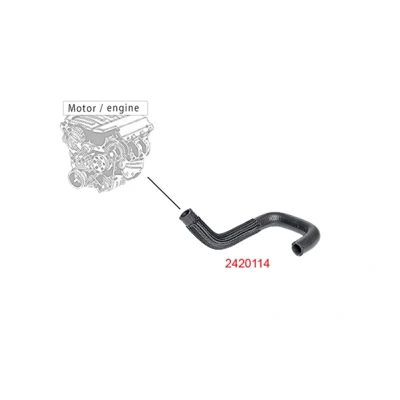 Bilde av METZGER 2420114 Radiatorslange EPDM (etyl propylen dien gummi) FORD: Focus Mk1 Sedan