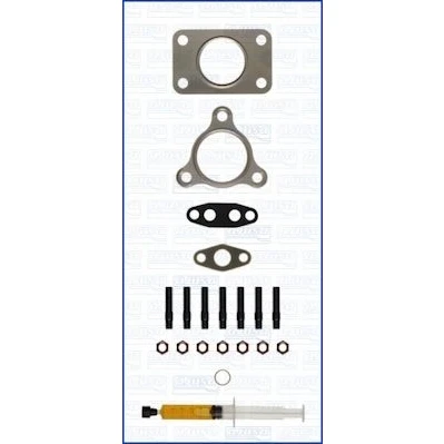 Bilde av AJUSA JTC11350 Monteringssett, lader with studs, syringe oil med tetning montageanvisning