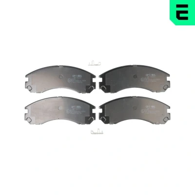 Bilde av OPTIMAL BP 10330 Bremseklosser framaksel med akustisk slitasjevarsel MITSUBISHI: Outlander 3, 2 SUV, PAJERO PEUGEOT: 4007
