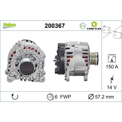 Bilde av Dynamo, audi a4 b8, b8 avant, a5 cabriolet, q5, 059903019C, 59903019C