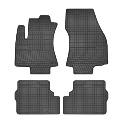 Bilde av FROGUM 542759 Gulvmatte sett gummi foran og bak 4 svart Skreddersydd OPEL: Zafira A