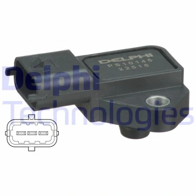 Bilde av DELPHI PS10145 Trykk Sensor OPEL: Combo C Varebil / Stasjonsvogn, Astra H Caravan