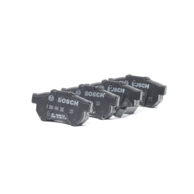 Bilde av BOSCH 0 986 494 392 Bremseklosser Low Metallic med akustisk slitasjevarsel montageanvisning, antihyle blikk, skruer HONDA: Jazz 3, 2