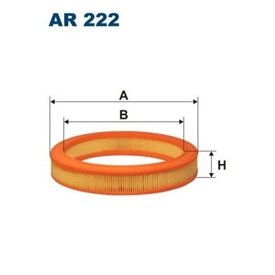 Bilde av FILTRON AR 222 Luftfilter 48 275 Filterinnsats FORD: ESCORT 4 Cabriolet, FIESTA 2,
