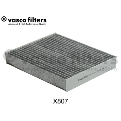 Bilde av DAVID VASCO X807 Kupéfilter Karbonfilter 278mm 225mm 40mm FORD: Mondeo 5 Kombi, S Max Mk2, 5, FORD USA: Edge Mk2