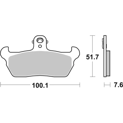 Bilde av TRW Organic Allround MCB618 Bremseklosser