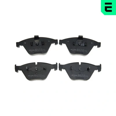 Bilde av OPTIMAL BP 12509 Bremseklosser framaksel klargjort for slitasjeindikator, ekskl. slitasjevarselkontakt BMW: 3 Touring, Sedan, X1
