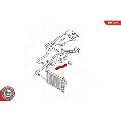 Bilde av Radiatorslange, Øvre, ford fiesta iv, ka, 1059164, 98FB8B874AB
