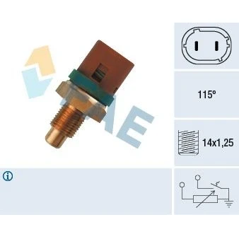 Bilde av Kjølevæsketemperatursensor, renault, 77 00 805 612