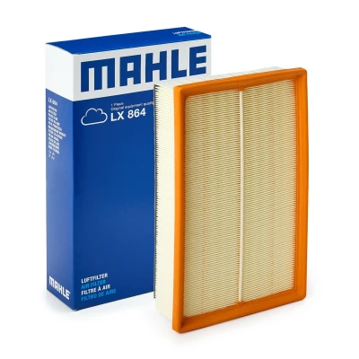 Bilde av MAHLE ORIGINAL LX 864 Luftfilter 66,9 188 311,6 Filterinnsats VOLKSWAGEN: Transporter 5, 5 Bus, Multivan (7HM