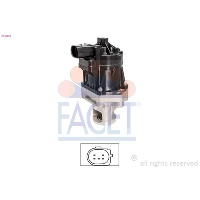 Bilde av FACET 23.0063 EGR Ventil uten kjøler FIAT: Doblo II Varebil / Stasjonsvogn, Ducato III Flatvogn lastebil Chassis, Van