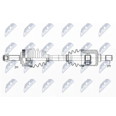 Bilde av Drivaksel, Framaksel venstre, hyundai sonata vi, kia optima, 49500 3S001