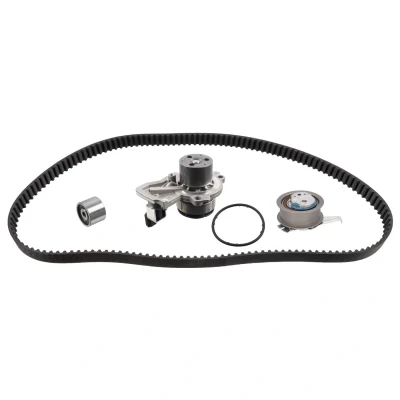 Bilde av FEBI BILSTEIN 193441 vannpumpe + Registerreimsett med 145 avrundet tannprofil plast AUDI: A1 Sportback, Hatchback