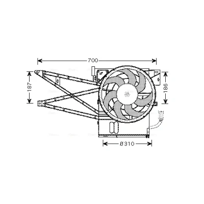Bilde av Kjølevifte AVA QUALITY COOLING OL7515