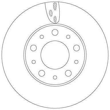 Bilde av TRW DF6918S Bremseskiver 280 28 5 118 ventilert spraylakkert FIAT: Ducato III Flatvogn lastebil / Chassis, Minibuss, Van