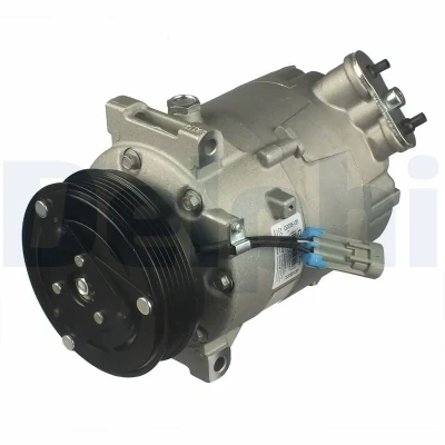 Bilde av DELPHI CS20305 12B1 Kompressor Sanden PXV16 PAG 46 med kompressorlje SAAB: 9 3 Stasjonsvogn, Cabrio, OPEL: Zafira A, Vectra B Sedan