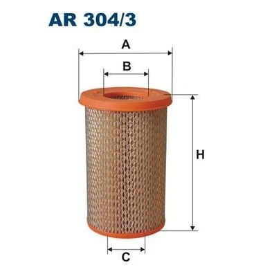 Bilde av FILTRON AR 304/3 Luftfilter 227 135 Filterinnsats NISSAN: Navara Pick Up, NP300 up
