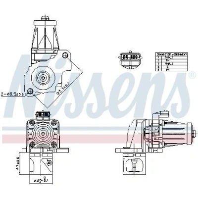 Bilde av Egr ventil, Øvre, dacia,infiniti,mercedes benz,nissan,renault, 1471000Q1C, 147107172R, 6071400260, A6071400260