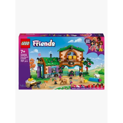 Bilde av LEGO Friends 42654 Ponniranch med stall Byggesett Plast