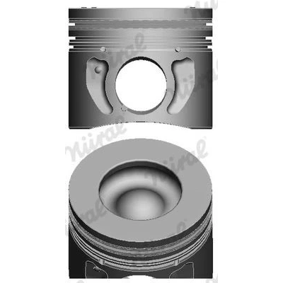 Bilde av NÜRAL 87 148107 85 Motorstempel 90,4 med kjølekanal, kolberingbærer, for trapesstempelstang FORD: Transit Mk6 Flatvogn lastebil/Chassis