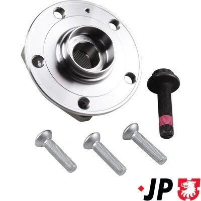 Bilde av JP GROUP 1141402200 Hjullagersett framaksel venstre, høyre med integrert hjullager VOLKSWAGEN: Caddy 3, Golf 6, 5