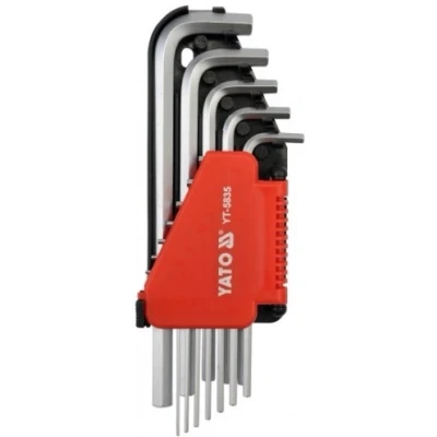 Bilde av YATO YT 5835 Vinkelskrutrekkersett 1/16&quot; 3/8&quot; Krom vanadium stål 12