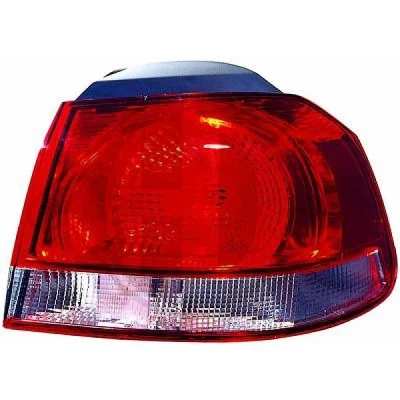 Bilde av DIEDERICHS 2215094 Baklykter høyre ytre del uten pæreholder VOLKSWAGEN: GOLF 6