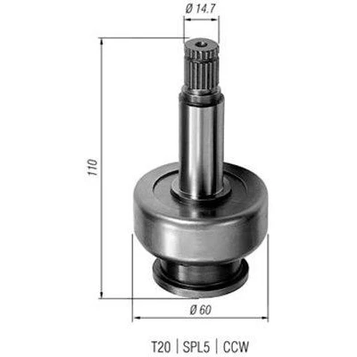 Bilde av MAGNETI MARELLI 940113020285 Lite tannhjul, starter