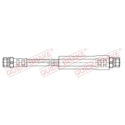 Bilde av Bremseslange, Innvendig, Høyre bakaksel, Venstre audi,seat,skoda,vw, 1K0611775, 1K0611775A, 1K0611775B, 1K0611775C, 3C0611775