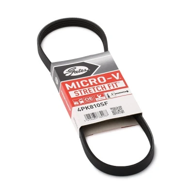 Bilde av GATES Micro V Stretch Fit 4PK810SF Kileribberem 810 4 PA (polyamid), EPDM (etyl propylen dien gummi) BMW: 3 Sedan, 1 Hatchback, Touring