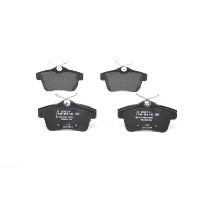 Bilde av BOSCH 0 986 494 437 Bremseklosser Low Metallic med antihyle blikk, montageanvisning PEUGEOT: 3008 I, 508 I SW, 5008 CITROËN: DS5 Hatchback