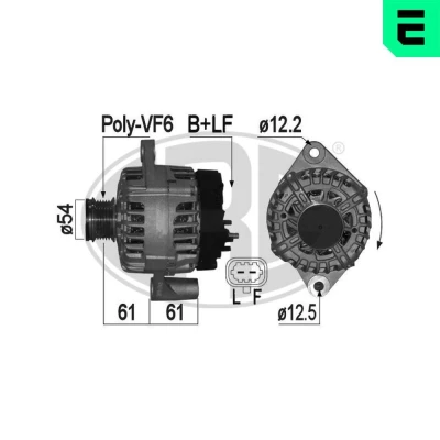 Bilde av ERA 209138A Dynamo 14V 120A OPEL: Insignia A Sports Tourer, Sedan