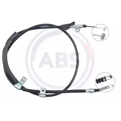 Bilde av Kabel, parkeringsbremse, Høyre bak, honda accord coupé vi, 47510S82A52