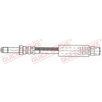 Bilde av QUICK BRAKE 32.327 Bremseslange 280 M10x1 BMW: 5 Touring, Sedan