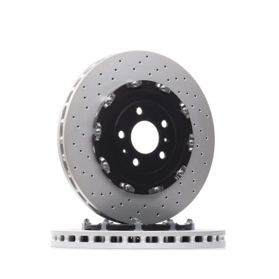 Bilde av BREMBO TWO PIECE FLOATING DISCS LINE 09.9477.23 Bremseskiver 365 34 5 perforert / ventilert, todelt bremseskive belagt høy karbon med skruer