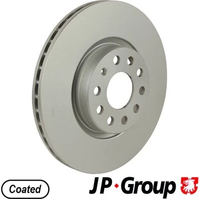 Bilde av JP GROUP 1163109500 Bremseskiver framaksel 312 25 5 ventilert belagt VOLKSWAGEN: Golf 7, Caddy 3, Touran I, SKODA: Octavia 2 Combi, 3 Combi