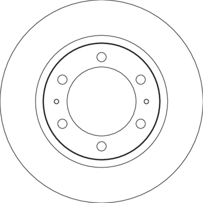 Bilde av TRW DF6726S Bremseskiver 319 28 6 139,7 ventilert spraylakkert TOYOTA: Hilux 3 Pick up, VIII up