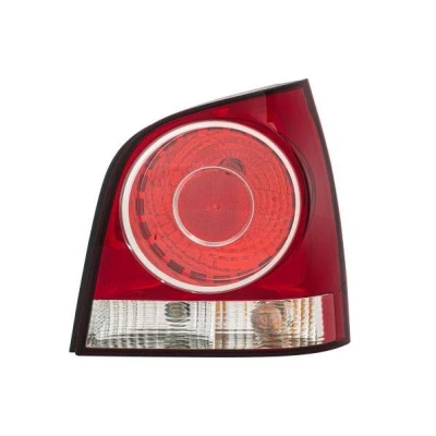 Bilde av HELLA 2VP 965 303 081 Baklykter høyre P21/4W, P21W, PY21W, R5W 12 transparent, Rød med lyspære pæreholder VOLKSWAGEN: Polo IV Hatchback