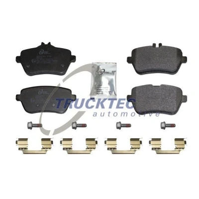 Bilde av TRUCKTEC AUTOMOTIVE 02.35.510 Bremseklosser bakaksel klargjort for slitasjeindikator, ekskl. slitasjevarselkontakt MERCEDES BENZ: SL Cabrio