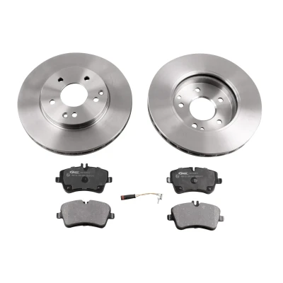 Bilde av VAICO V30 90002 bremsesett, skivebremse framaksel ventilert EXPERT KITS + inkl. slitasjevarselkontakt MERCEDES BENZ: C Klasse T modell, Sedan