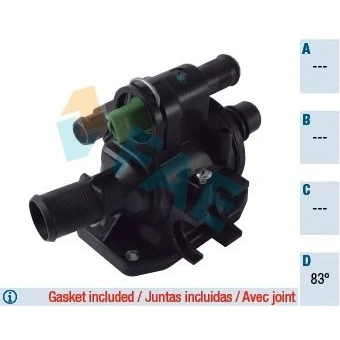 Bilde av Termostat, kjølemiddel, citroën,fiat,ford,mazda,mini,peugeot,volvo, 11 51 7 805 998, 1230673, 1254379, 1313841, 1336.X2, 30711526, 3M5Q