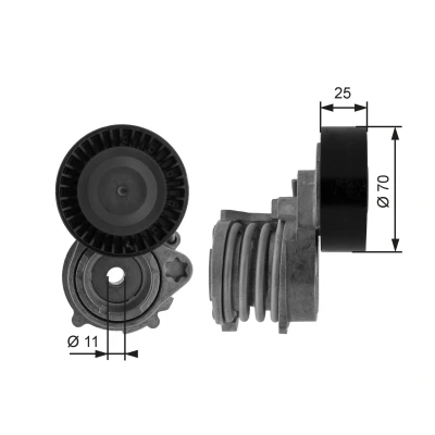 Bilde av GATES FleetRunner Micro V Kit T38384 Strammerull BMW: 5 Sedan, Touring, X5