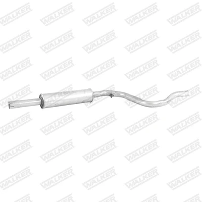 Bilde av Mellomlyddemper, Senter, seat inca, vw caddy minibus, minivan ii, skåp/stor limousine 6K9253409B, 6K9253409N, JZW253409P